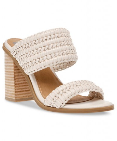 Women's Rozie Woven Strappy Dress Sandals Ivory/Cream $41.65 Shoes