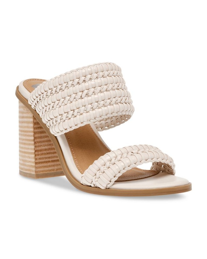 Women's Rozie Woven Strappy Dress Sandals Ivory/Cream $41.65 Shoes