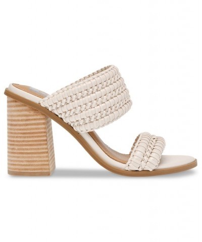 Women's Rozie Woven Strappy Dress Sandals Ivory/Cream $41.65 Shoes