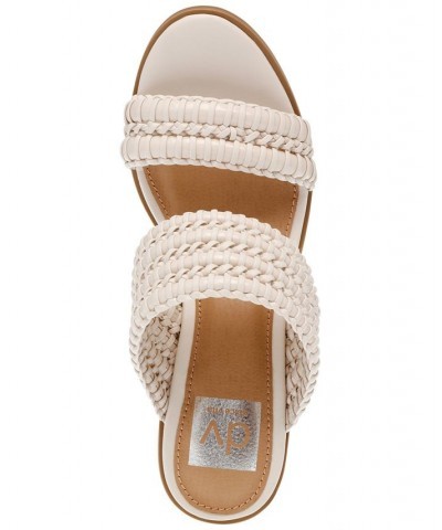 Women's Rozie Woven Strappy Dress Sandals Ivory/Cream $41.65 Shoes