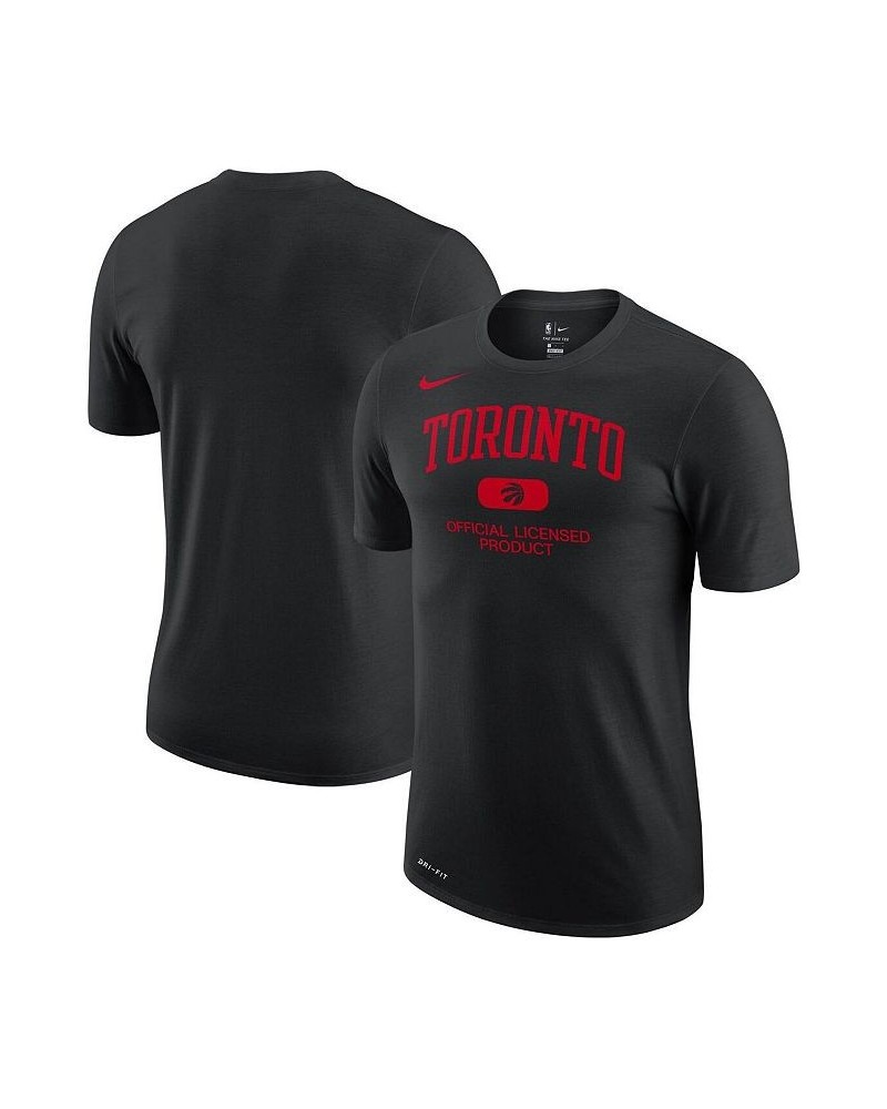 Men's Black Toronto Raptors Essential Heritage Performance T-shirt $15.48 T-Shirts