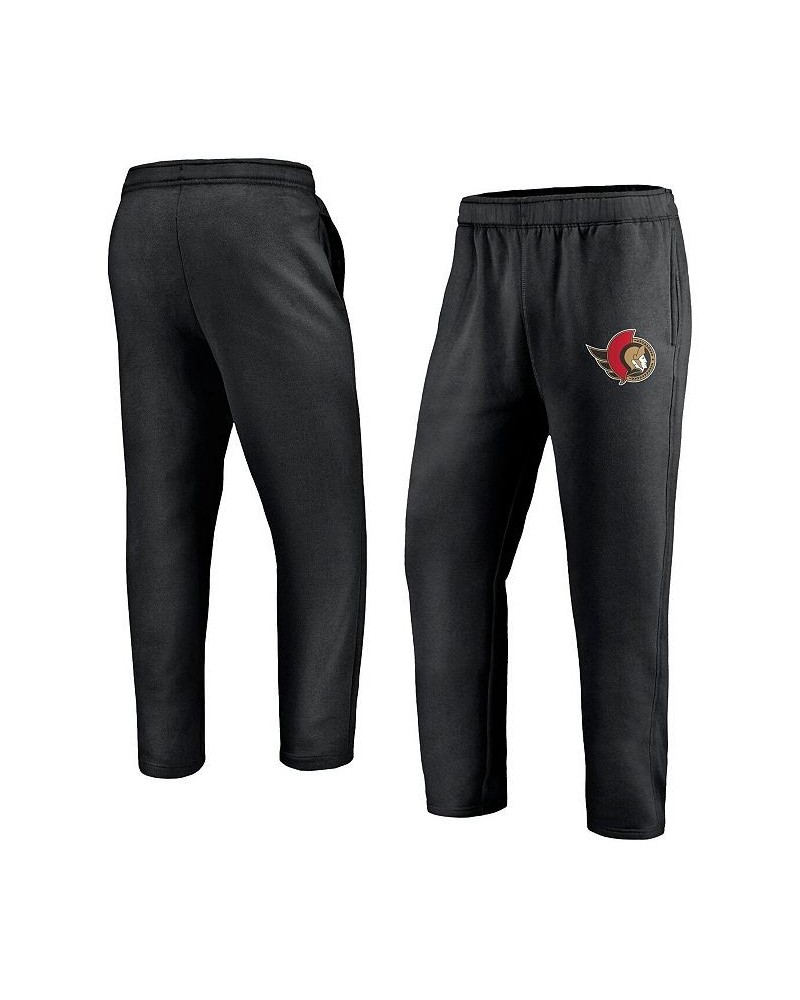 Men's Branded Black Ottawa Senators Primary Logo Sweatpants $24.48 Pants