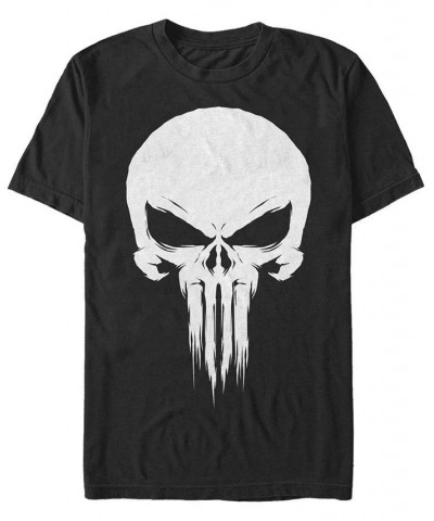 Men's Punisher Short Sleeve Crew T-shirt Black $15.05 T-Shirts