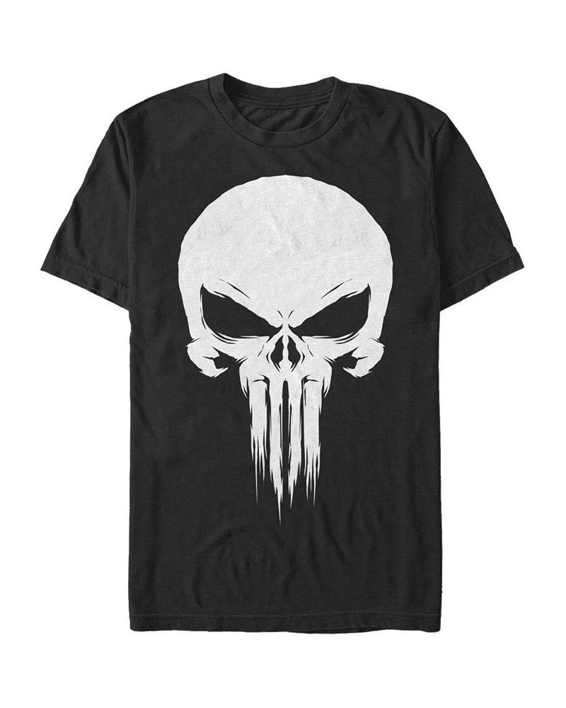 Men's Punisher Short Sleeve Crew T-shirt Black $15.05 T-Shirts