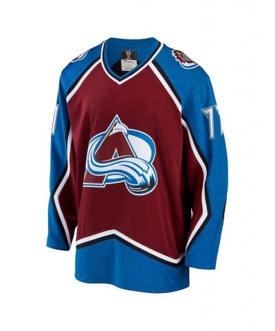 Men's Branded Burgundy Colorado Avalanche Breakaway Retired Player Jersey $86.40 Jersey