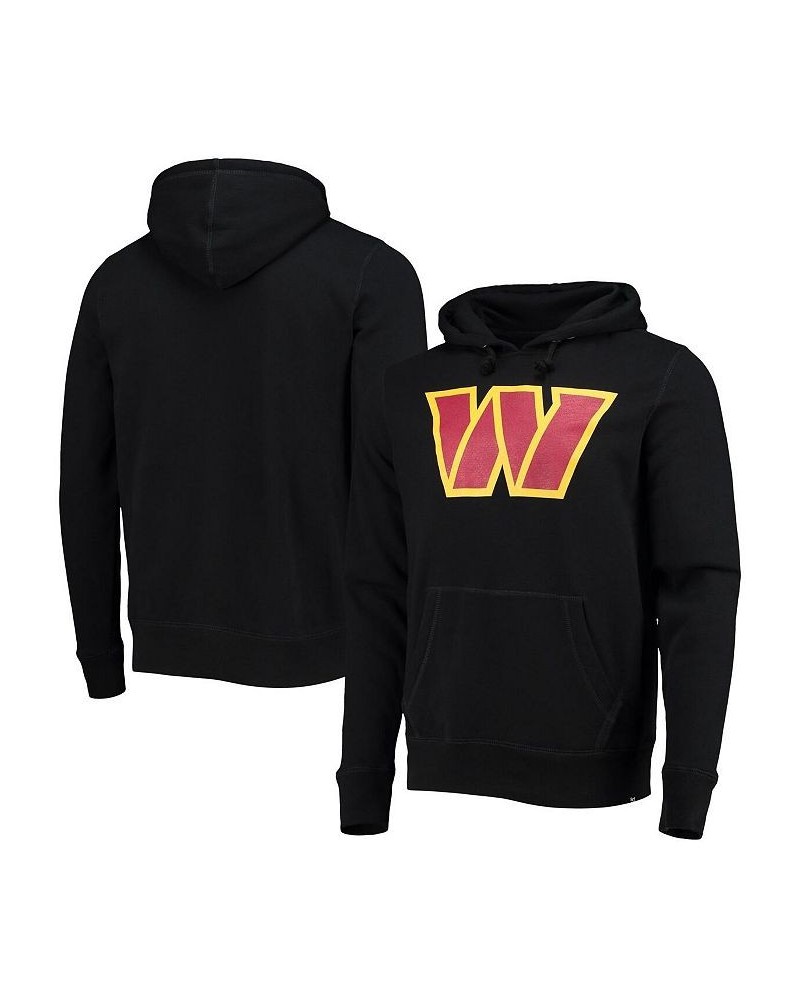 Men's '47 Black Washington Commanders Imprint Headline Pullover Hoodie $31.68 Sweatshirt