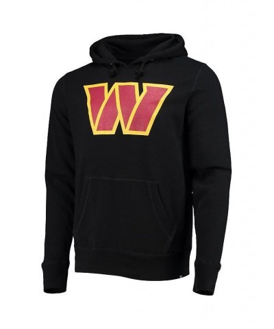 Men's '47 Black Washington Commanders Imprint Headline Pullover Hoodie $31.68 Sweatshirt