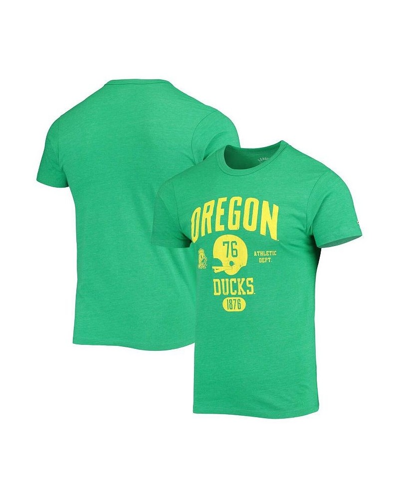 Men's Heathered Green Oregon Ducks Football Locker Victory Falls Tri-Blend T-shirt $23.39 T-Shirts