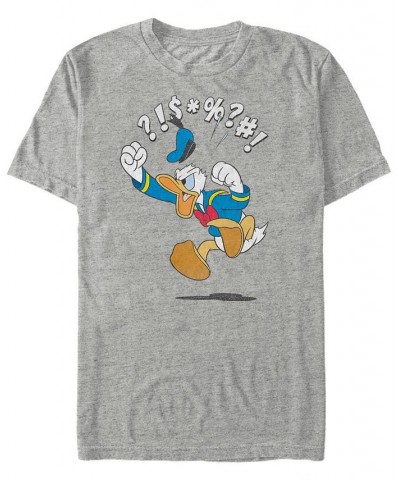 Men's Donald Jump Short Sleeve T-Shirt Gray $15.75 T-Shirts