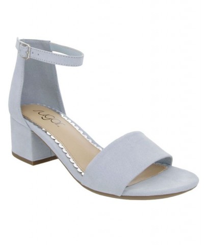 Women's Noelle Low Dress Sandals Blue $26.65 Shoes