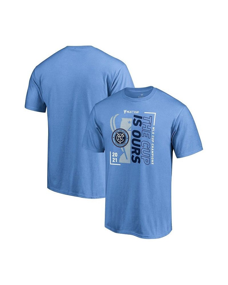 Men's Branded Sky Blue New York City FC 2021 MLS Cup Champions Parade T-shirt $16.56 T-Shirts