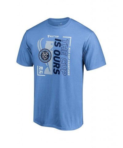 Men's Branded Sky Blue New York City FC 2021 MLS Cup Champions Parade T-shirt $16.56 T-Shirts