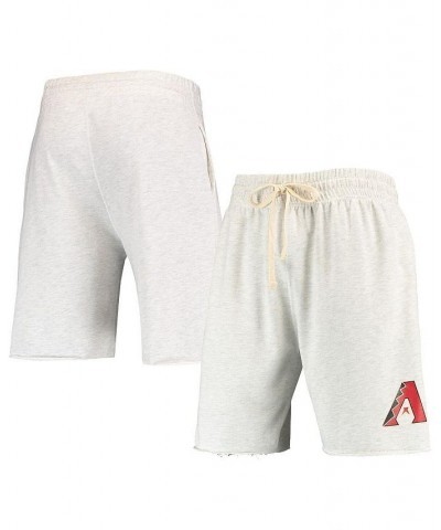 Men's Oatmeal Arizona Diamondbacks Mainstream Terry Tri-Blend Shorts $26.95 Shorts