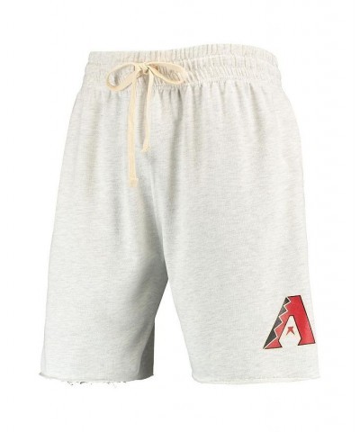 Men's Oatmeal Arizona Diamondbacks Mainstream Terry Tri-Blend Shorts $26.95 Shorts