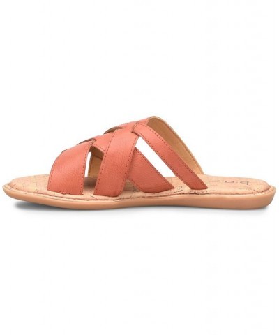 Women's Mona Comfort Slide Red $39.00 Shoes