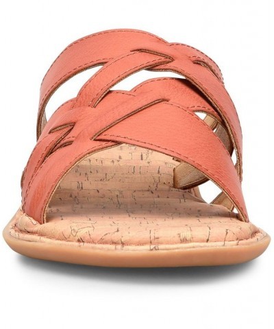 Women's Mona Comfort Slide Red $39.00 Shoes