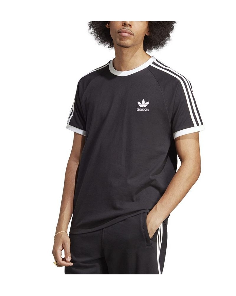 Slim Fit Adicolor Classics Short Sleeve Crewneck Three Stripe T-Shirt Black $24.75 T-Shirts