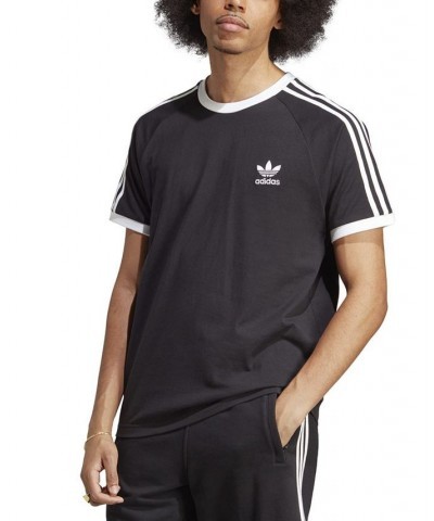 Slim Fit Adicolor Classics Short Sleeve Crewneck Three Stripe T-Shirt Black $24.75 T-Shirts