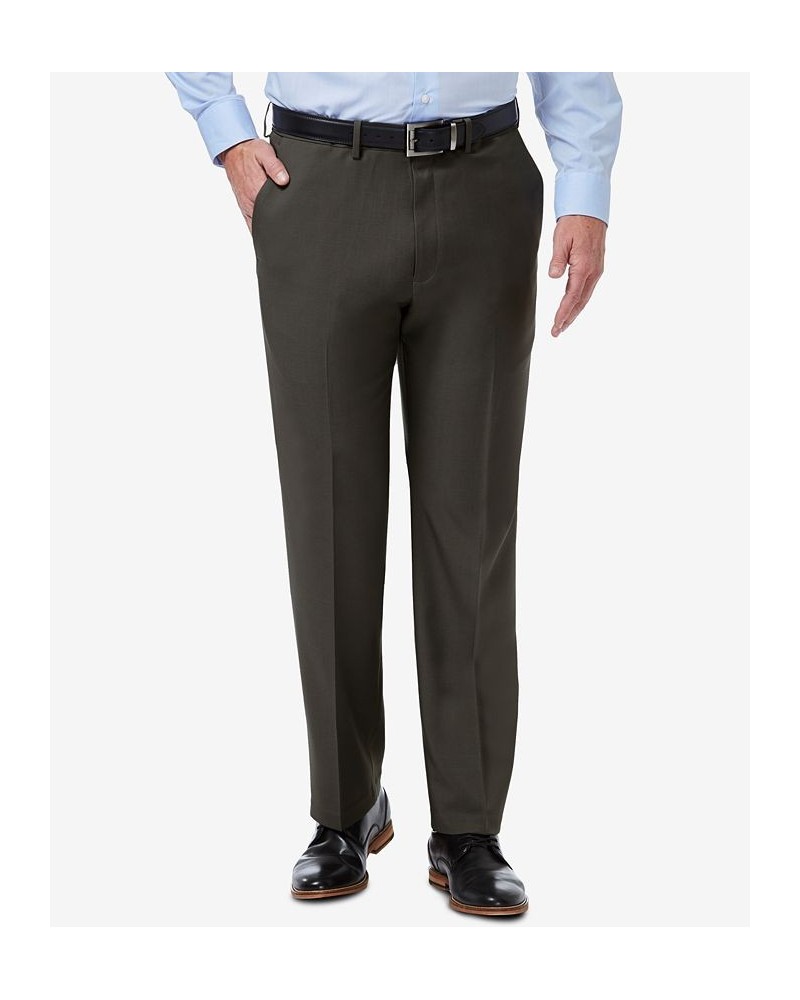 Men's Premium Comfort Stretch Classic-Fit Solid Flat Front Dress Pants PD05 $25.30 Pants