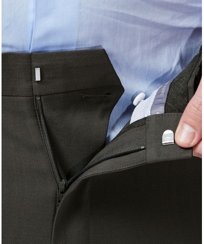 Men's Premium Comfort Stretch Classic-Fit Solid Flat Front Dress Pants PD05 $25.30 Pants