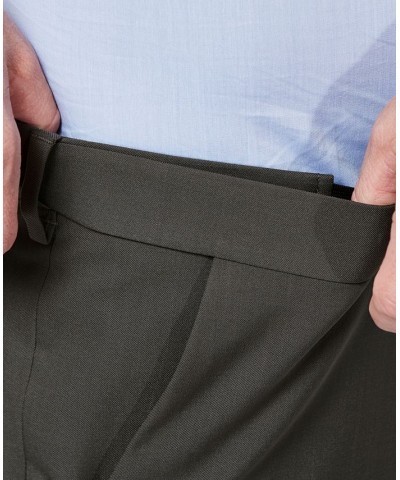 Men's Premium Comfort Stretch Classic-Fit Solid Flat Front Dress Pants PD05 $25.30 Pants