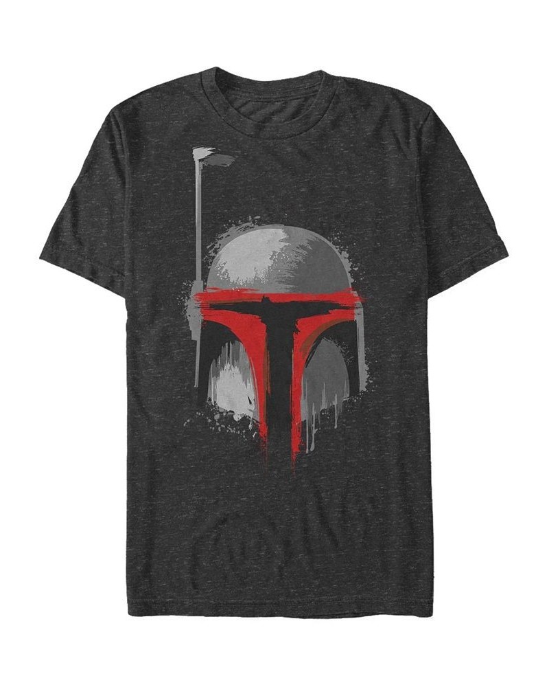 Men's Boba Brush 02 Short Sleeve Crew T-shirt Black $19.24 T-Shirts