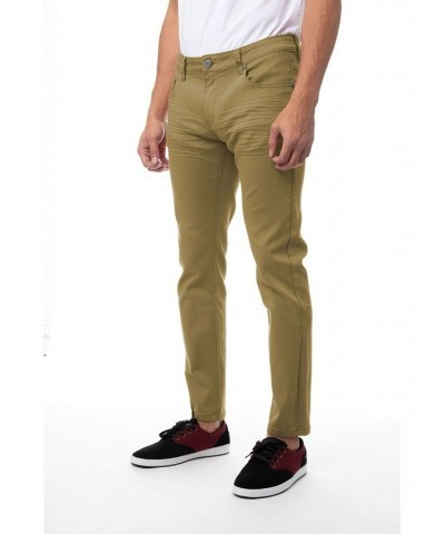 Men's Stretch 5 Pocket Skinny Jeans Tan/Beige $40.48 Jeans