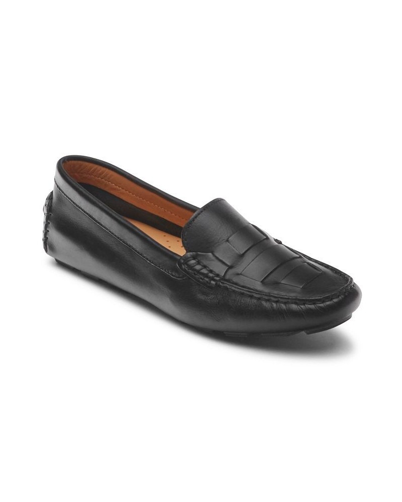 Women's Bayview Woven Slip-On Loafer Black $51.30 Shoes