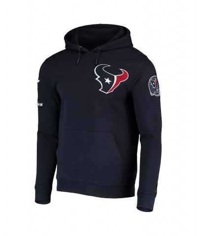 Men's Navy Houston Texans Logo Pullover Hoodie $48.40 Sweatshirt