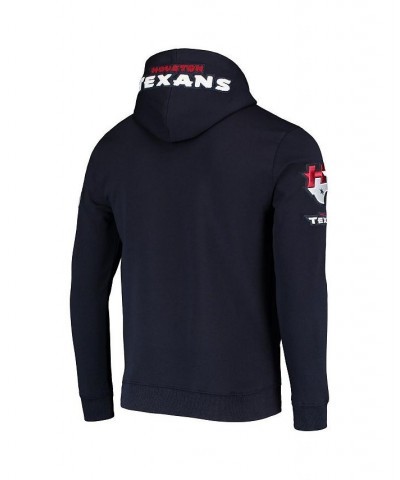 Men's Navy Houston Texans Logo Pullover Hoodie $48.40 Sweatshirt