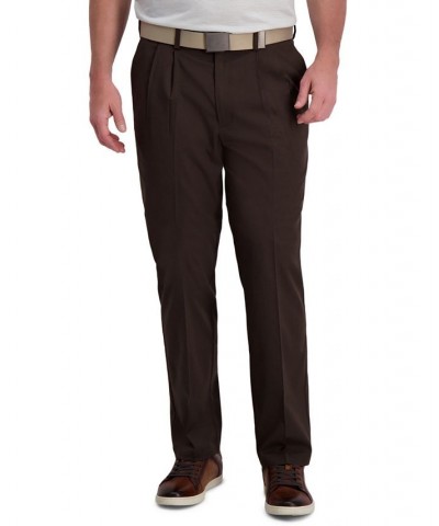 Cool Right Performance Flex Classic Fit Pleat Front Pant Brown Heather $28.04 Pants