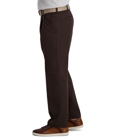 Cool Right Performance Flex Classic Fit Pleat Front Pant Brown Heather $28.04 Pants