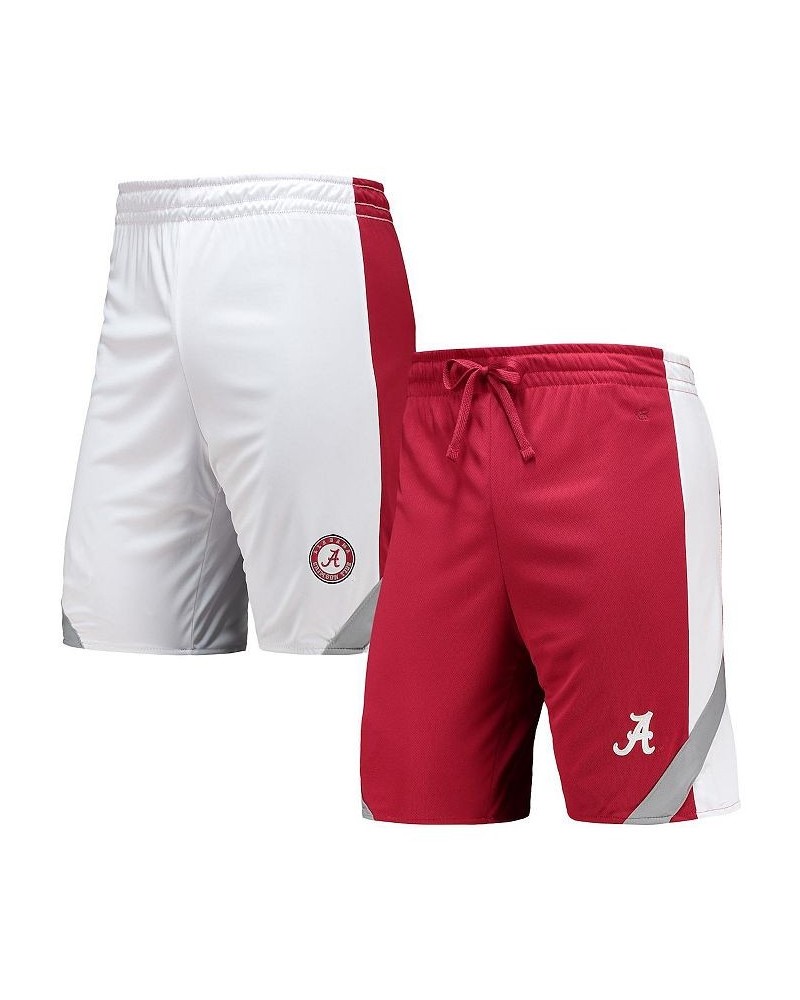 Men's Crimson, White Alabama Crimson Tide Am I Wrong Reversible Shorts $25.29 Shorts