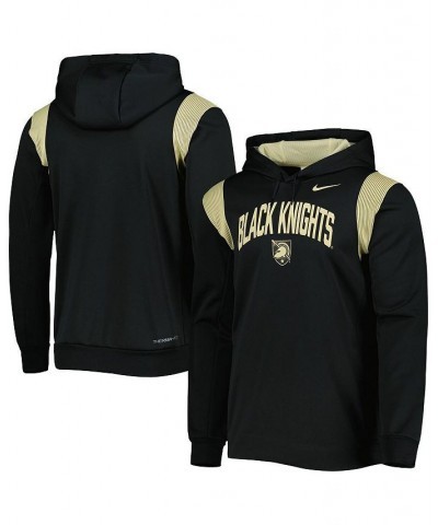 Men's Black Army Black Knights 2022 Sideline Performance Pullover Hoodie $38.00 Sweatshirt