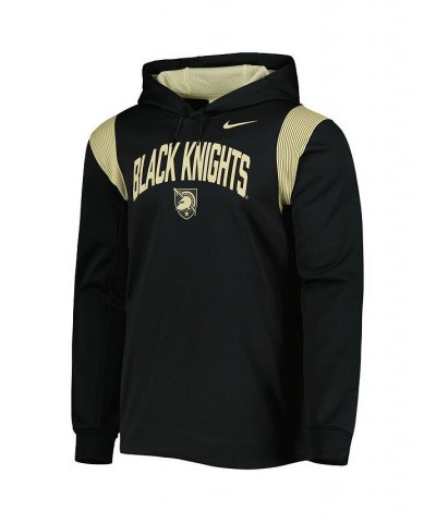 Men's Black Army Black Knights 2022 Sideline Performance Pullover Hoodie $38.00 Sweatshirt