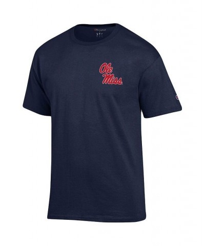 Men's Navy Ole Miss Rebels Stack 2-Hit T-shirt $22.50 T-Shirts