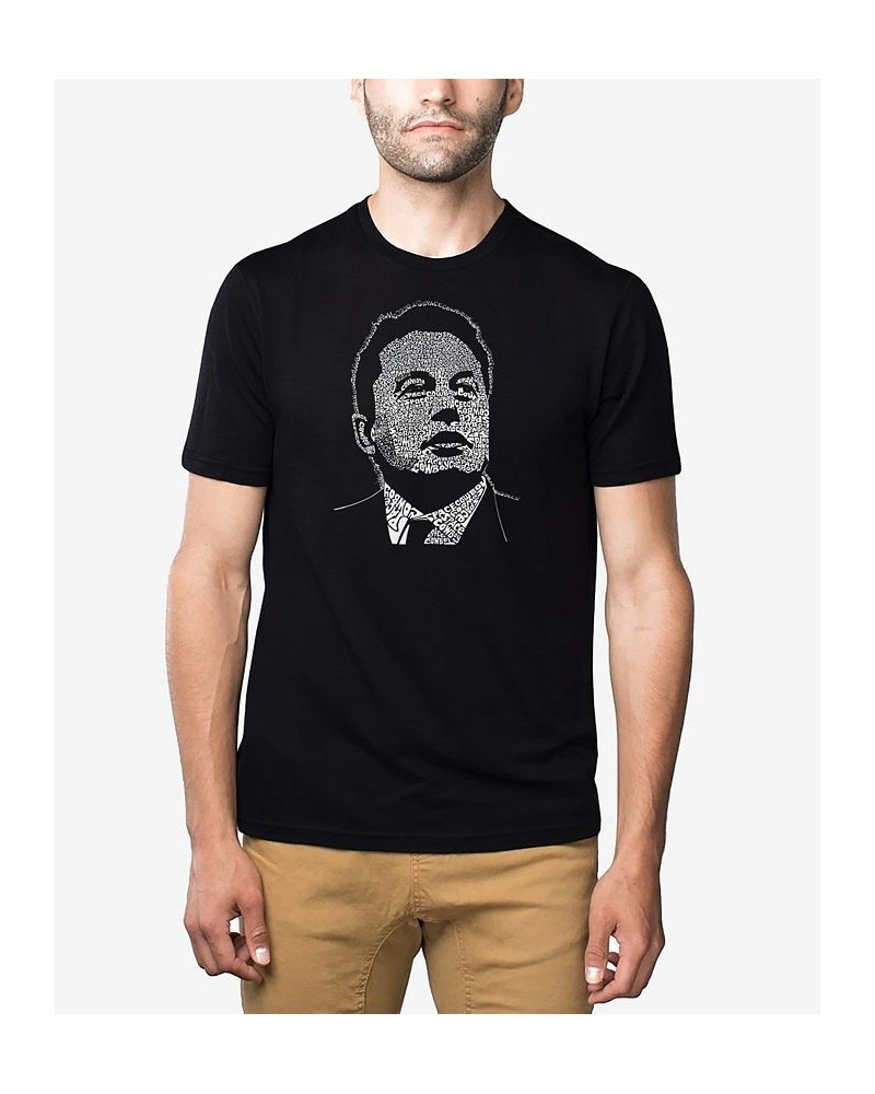 Men's Premium Blend Word Art Elon Musk T-shirt Black $19.80 T-Shirts