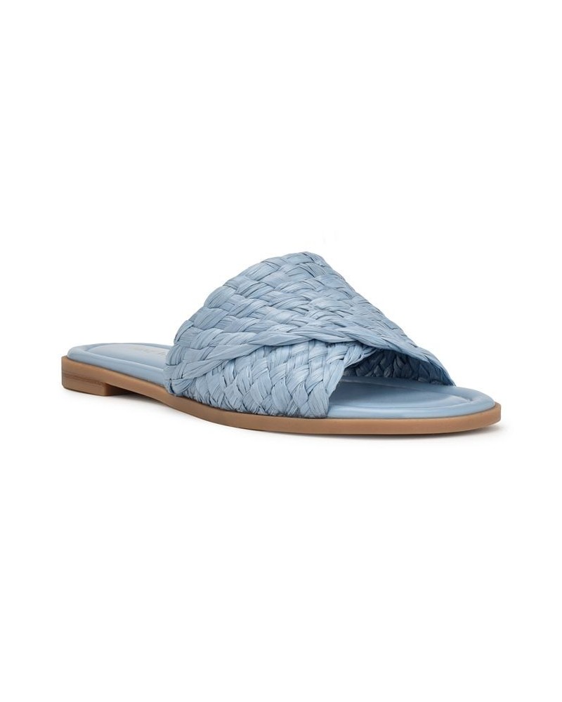 Women's Havah Slip-On Casual Flat Slide Sandals PD04 $36.49 Shoes