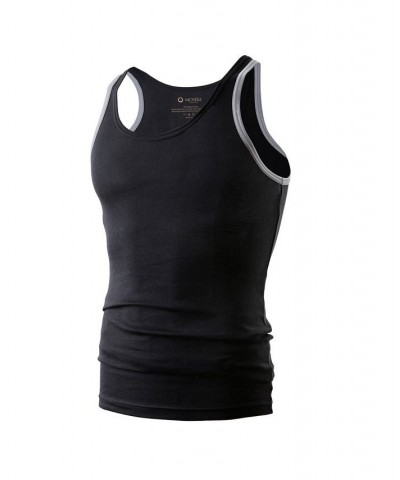 100% Certified Egyptian Cotton Tank - 2 Pack Black $33.04 Undershirt