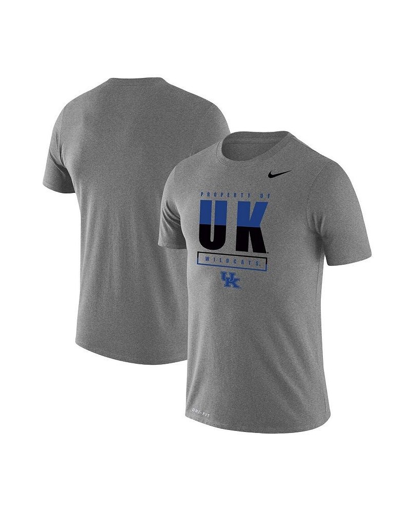 Men's Heathered Charcoal Kentucky Wildcats Big and Tall Legend Property Of Performance T-shirt $29.99 T-Shirts