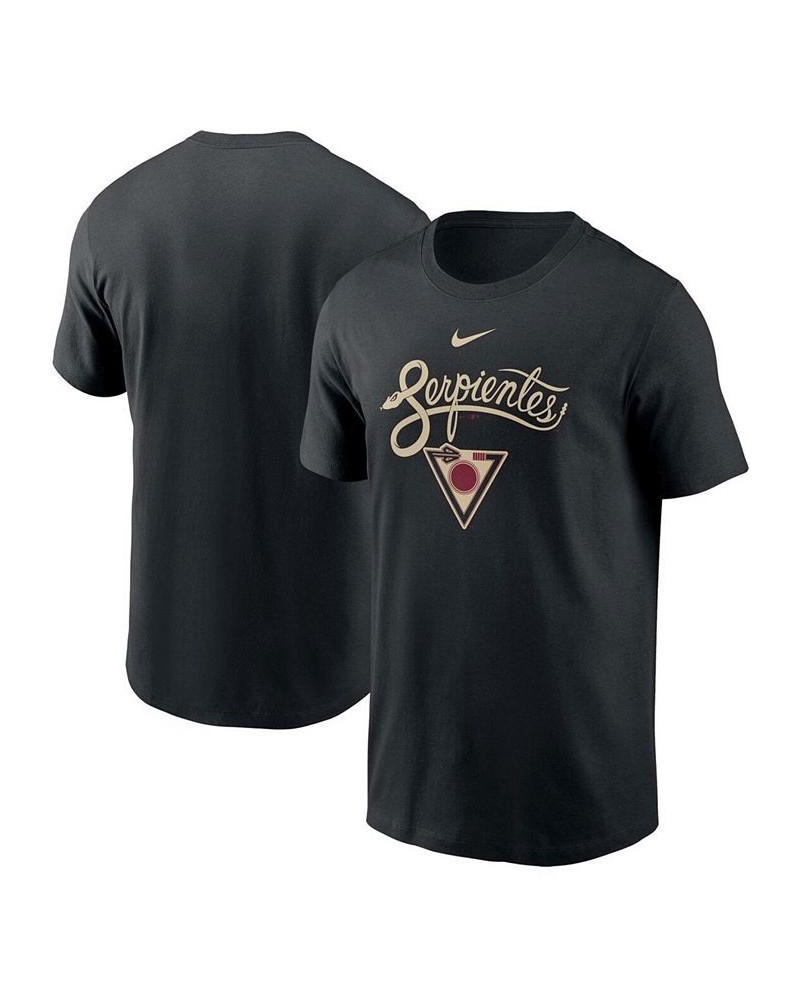 Men's Black Arizona Diamondbacks 2021 City Connect Graphic T-shirt $17.64 T-Shirts