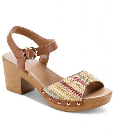 Anddreas Platform Block-Heel Sandals PD05 $35.45 Shoes