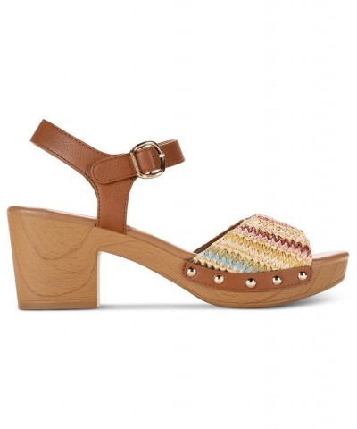 Anddreas Platform Block-Heel Sandals PD05 $35.45 Shoes