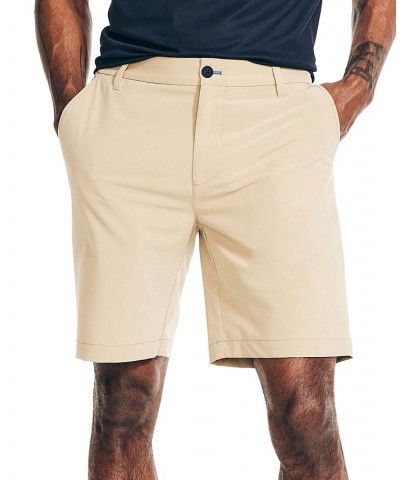 Men's Navtech Active Stretch 8.5" Flat-Front Shorts Tan/Beige $34.98 Shorts