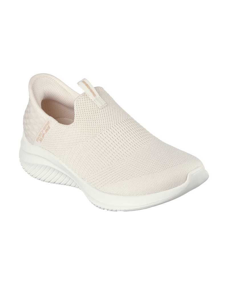 Women's Slip-Ins- Ultra Flex 3.0 Cozy Streak Casual Sneakers Tan/Beige $48.00 Shoes