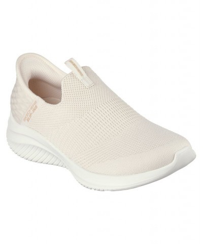 Women's Slip-Ins- Ultra Flex 3.0 Cozy Streak Casual Sneakers Tan/Beige $48.00 Shoes