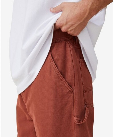 Men's Loose Fit Pants Brown $30.00 Pants