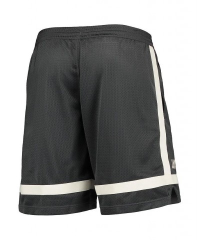 Men's Charcoal Kansas Jayhawks Reverse Retro Basketball Shorts $37.09 Shorts