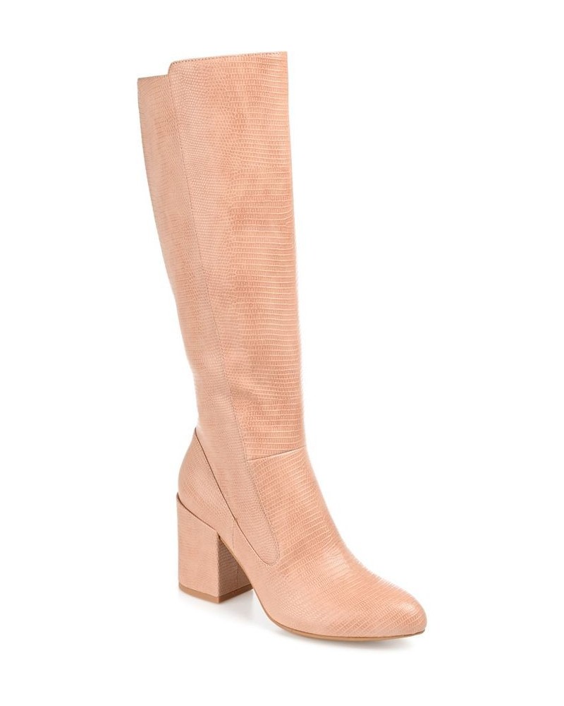 Women's Tavia Boots Pink $63.00 Shoes