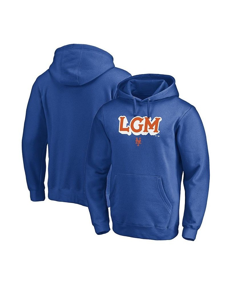 Men's Royal New York Mets Local Pullover Hoodie $29.40 Sweatshirt